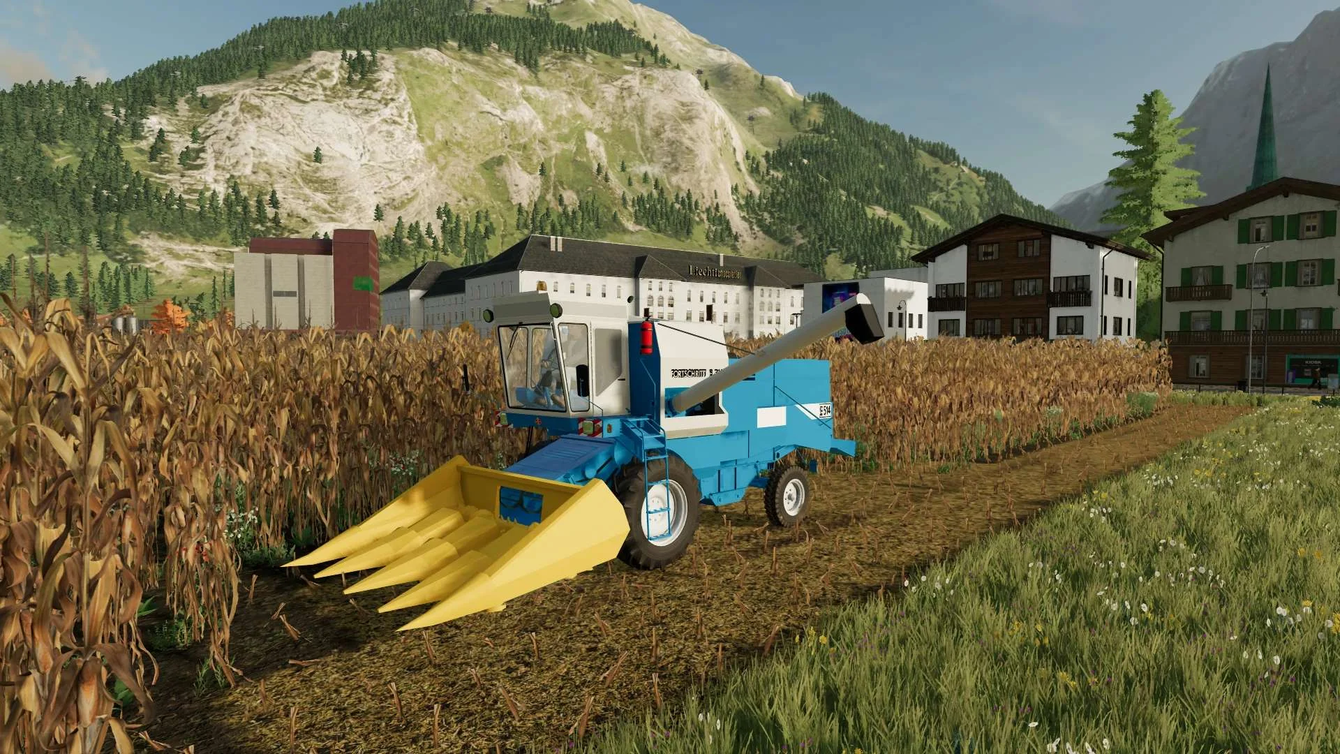 Fortschritt E 514 v1.0 FS22 FS22 Mod Free Download