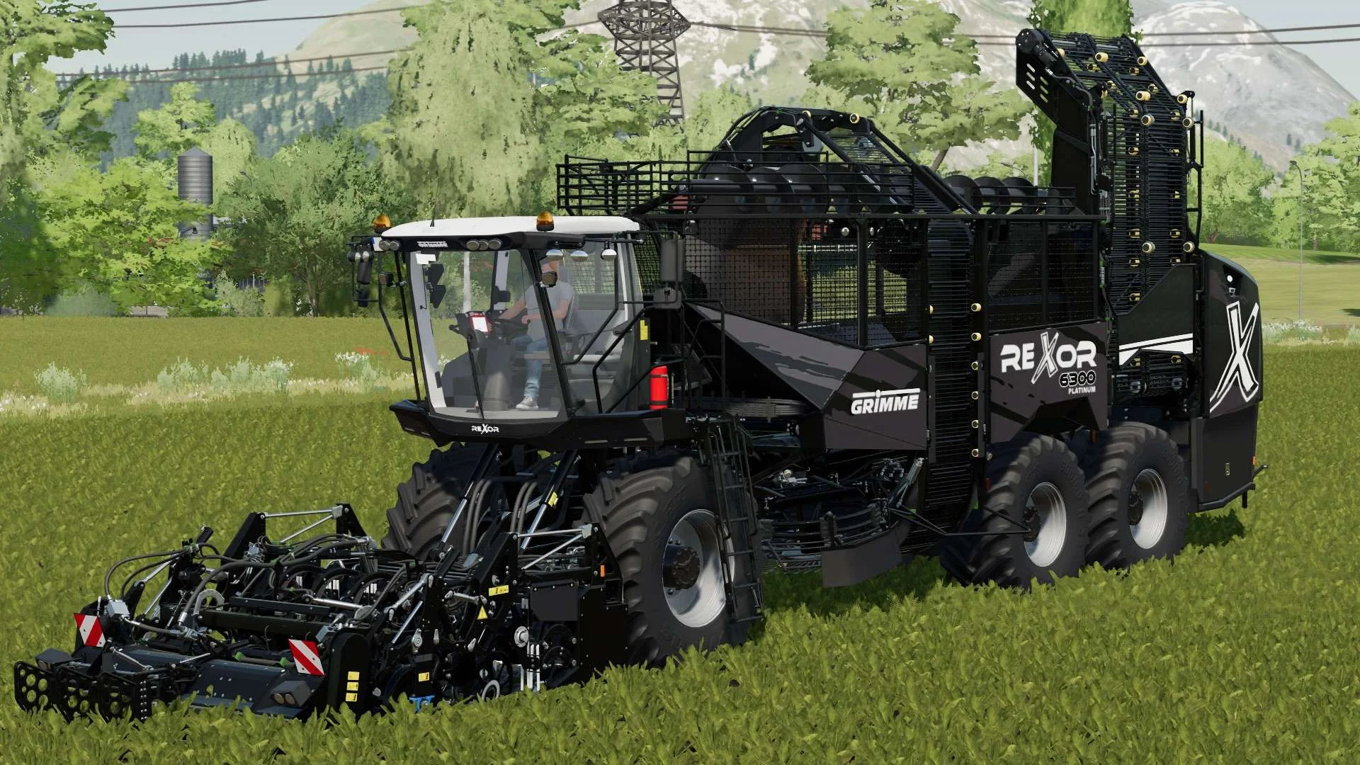 Grimme Rexor 6300 BlackHawk v1.0 FS22 FS22 Mod Free Download