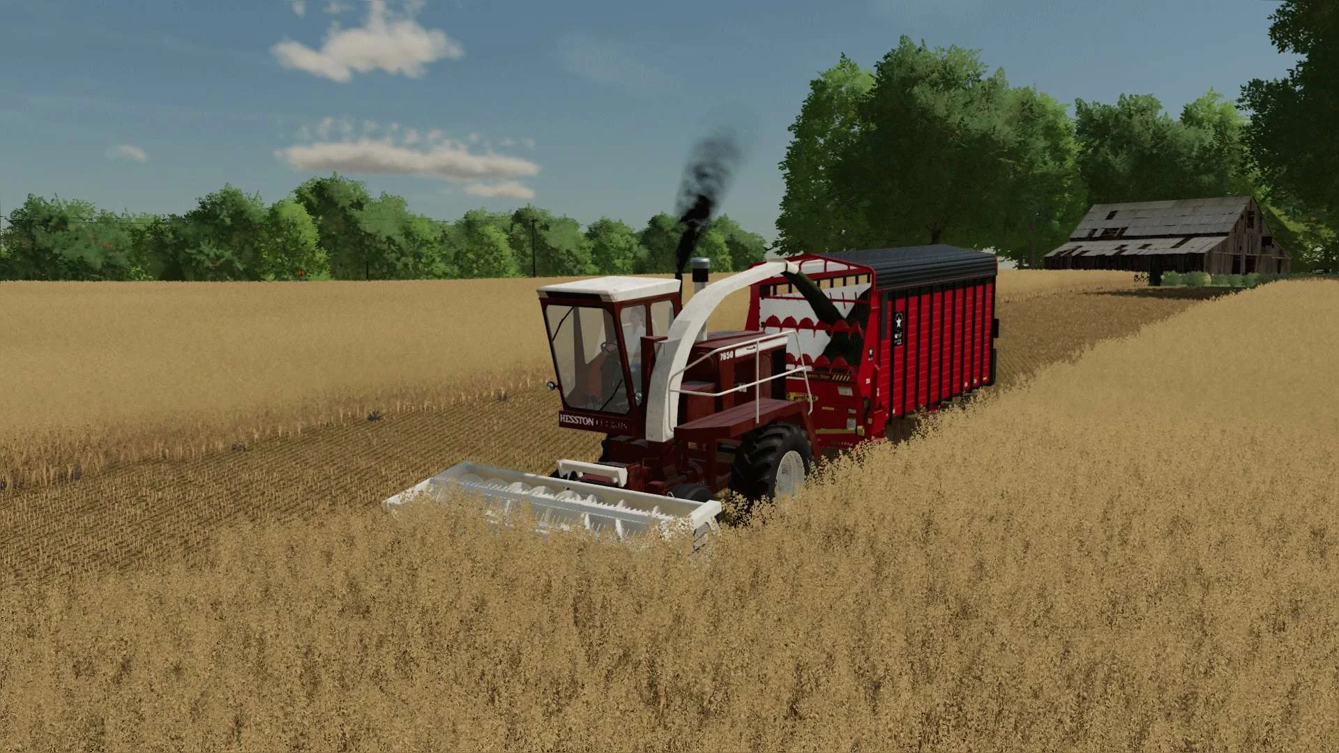 Hesston Field Queen v1.0 FS22 FS22 Mod Free Download