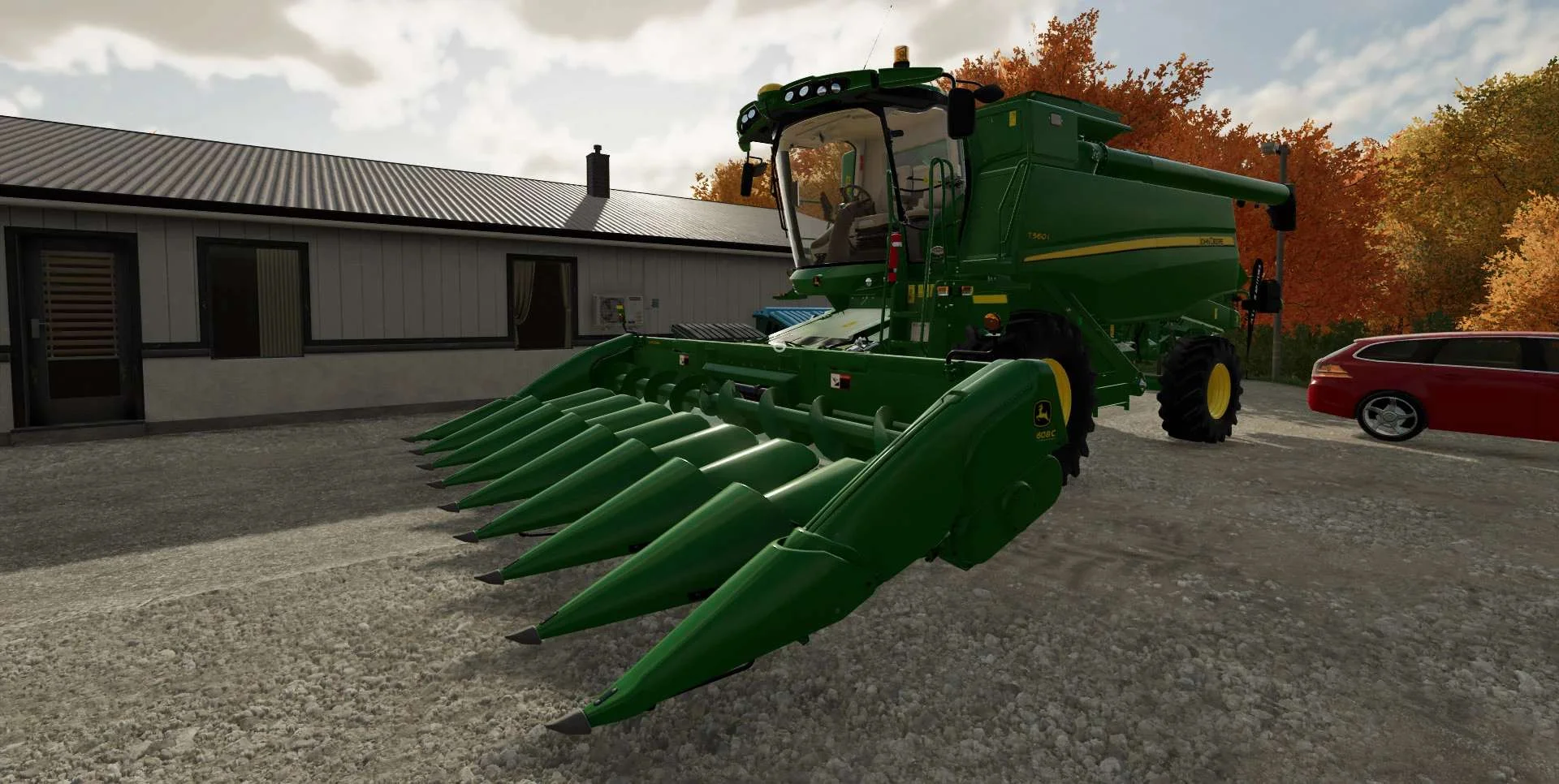 JD Header Cutter 608C V1.0 FS22 FS22 Mod Free Download