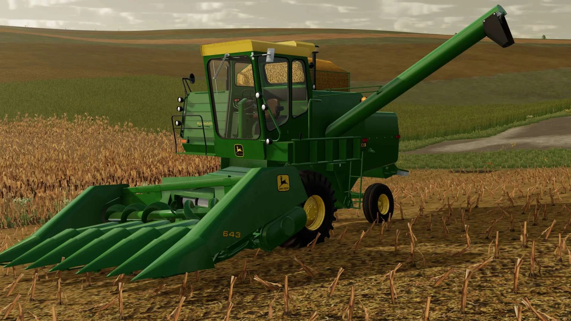 John Deere 6600 Sidehill v1.0 FS22 FS22 Mod Free Download