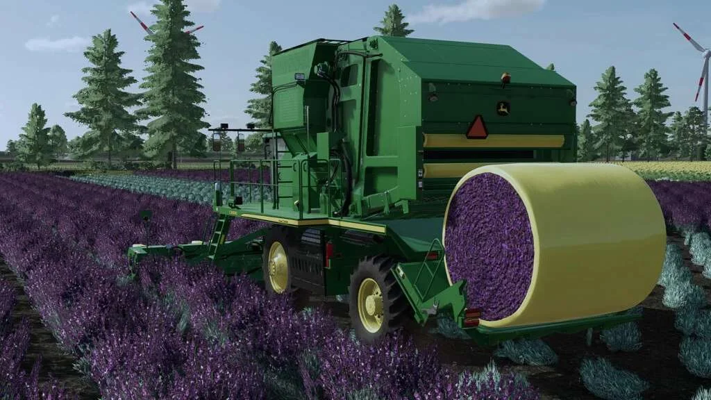 John Deere CS 690 And 606SH/608SH Lavender v1.0 FS22 FS22 Mod Free Download