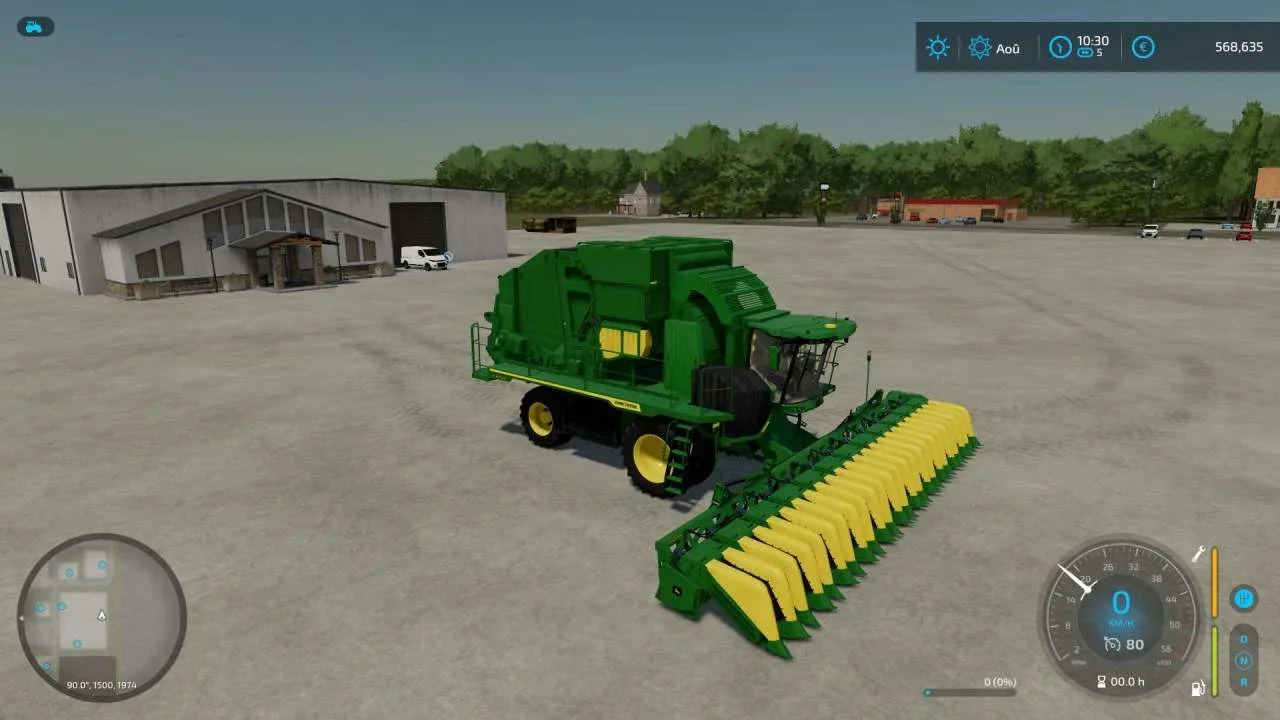 John Deere CS770 lavande v1.0.0.1 FS22 FS22 Mod Free Download