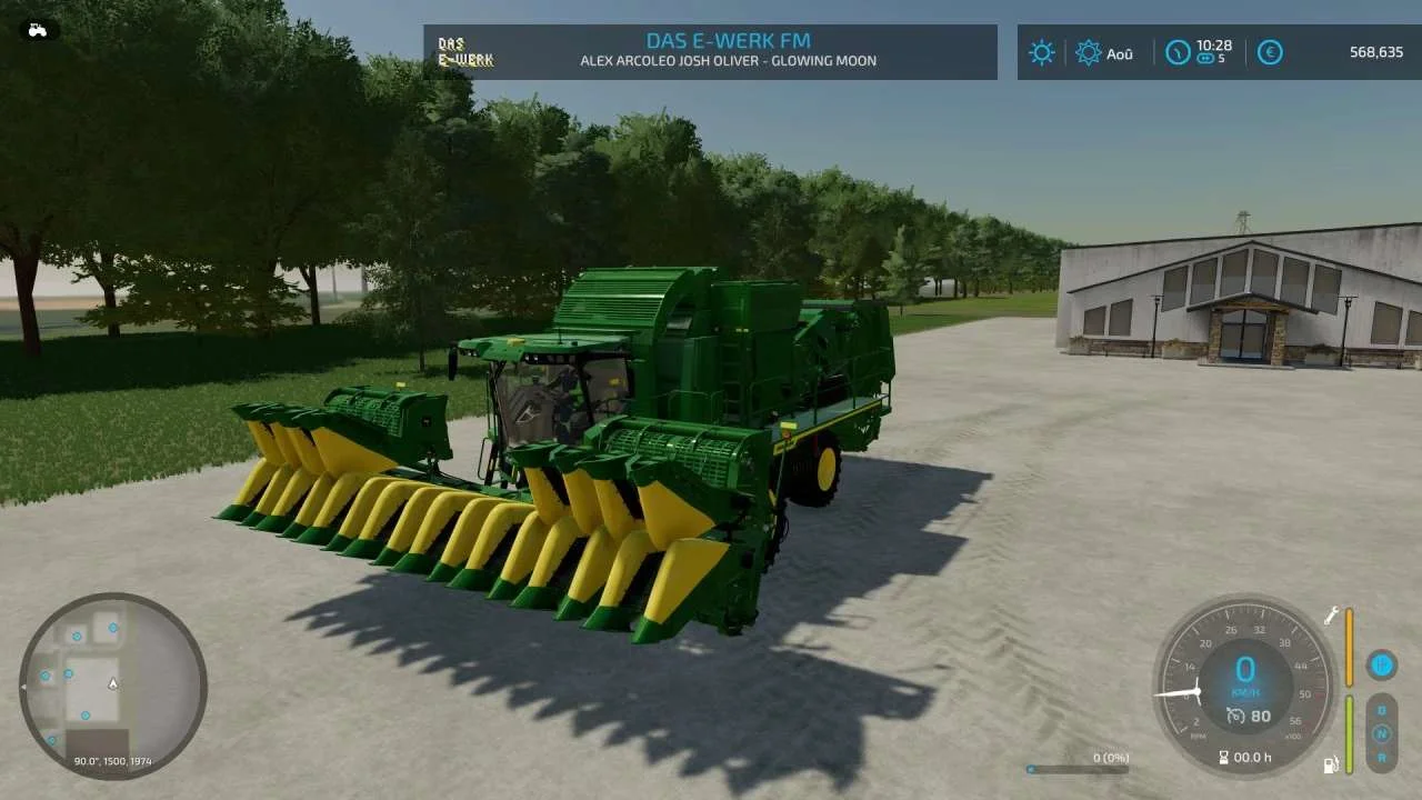 John Deere CS770 lavande v1.2 FS22 FS22 Mod Free Download