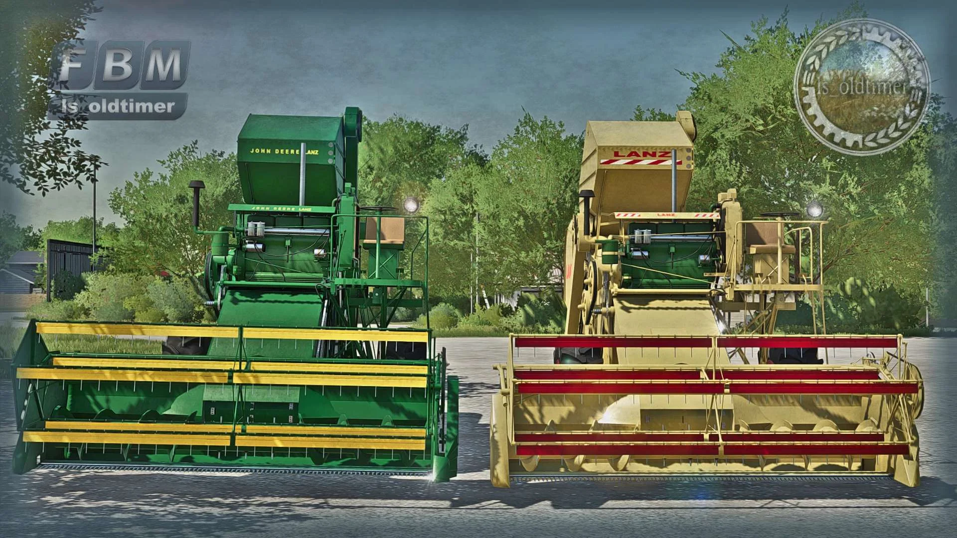 John Deere Lanz combine harvester MD-250-S v1.0 FS22 FS22 Mod Free Download