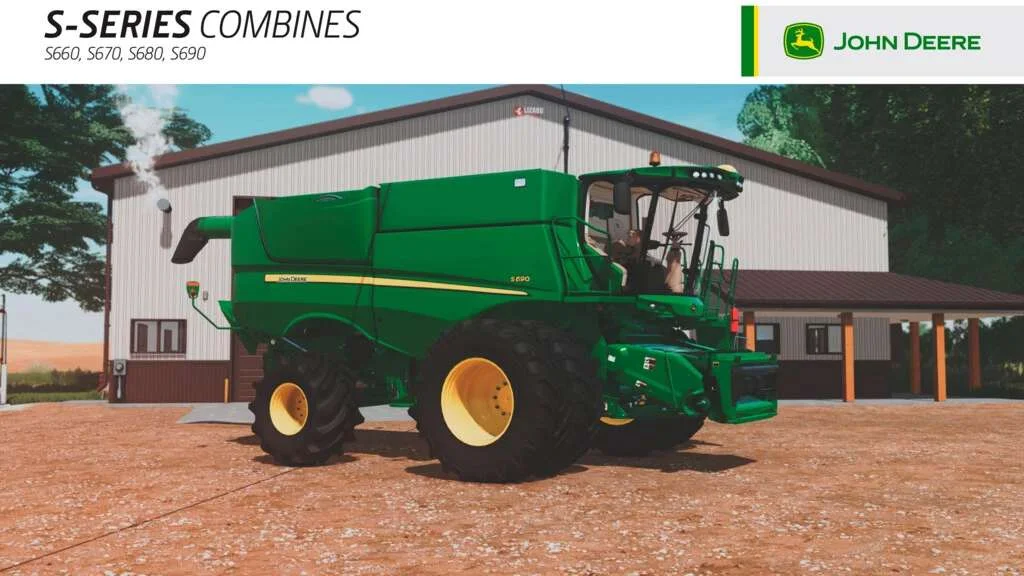 John Deere S600 Series Combines v1.0 FS22 FS22 Mod Free Download