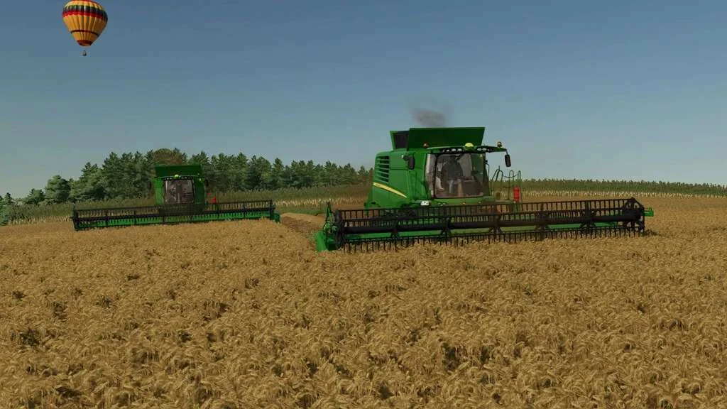 John Deere T-Series And 600X Headers v1.0 FS22 FS22 Mod Free Download