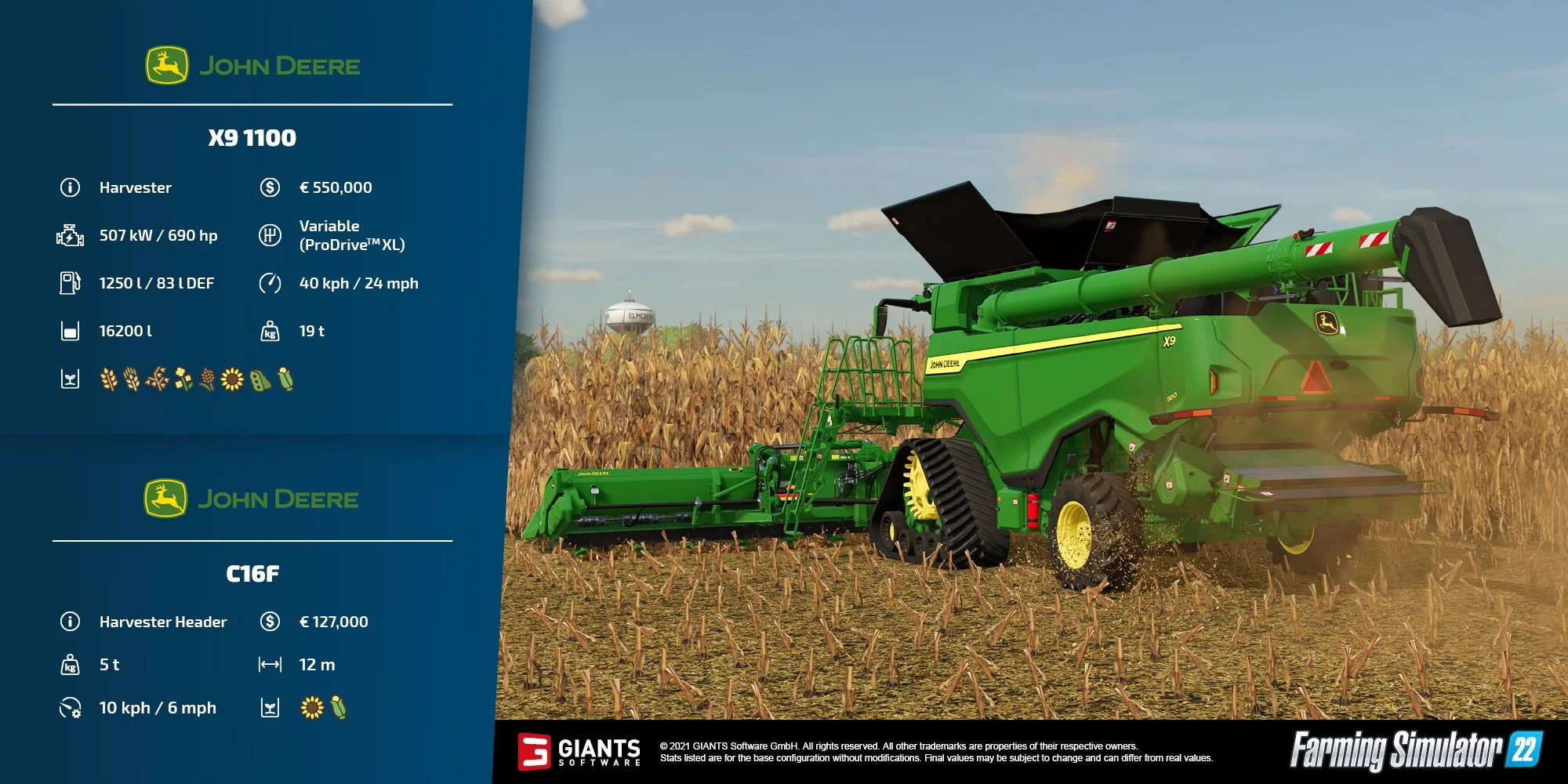 John Deere X9 1100 Harvester in FS22 FS22 Mod Free Download