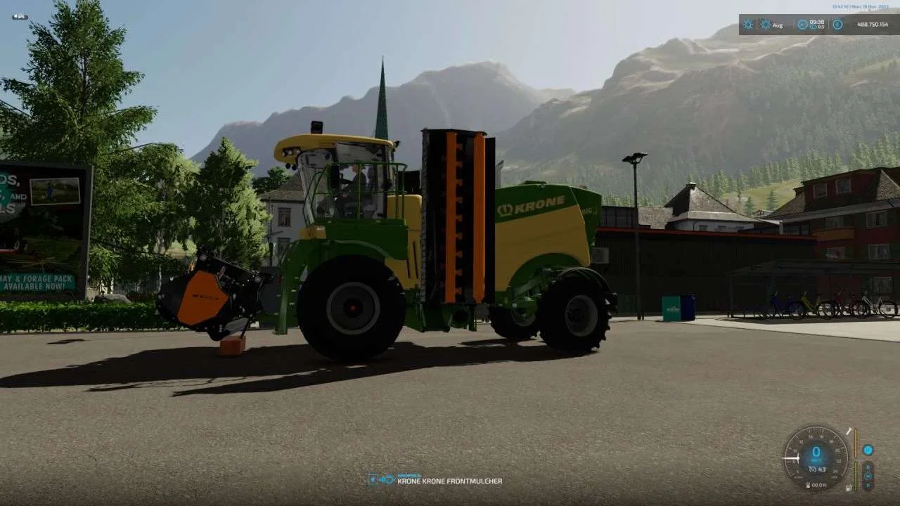 Krone Big M Mulcher v1.0 FS22 FS22 Mod Free Download