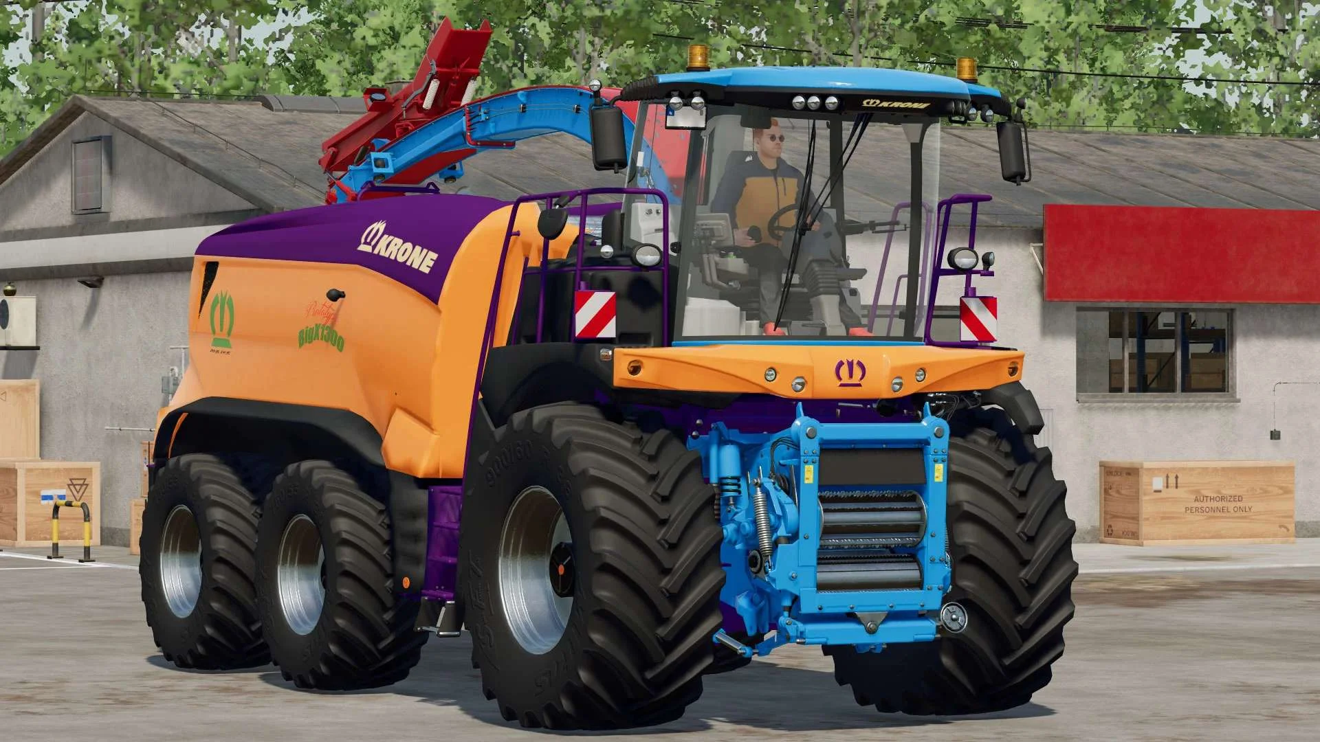 Krone Big X 1300 Prototype v2.0 FS22 FS22 Mod Free Download