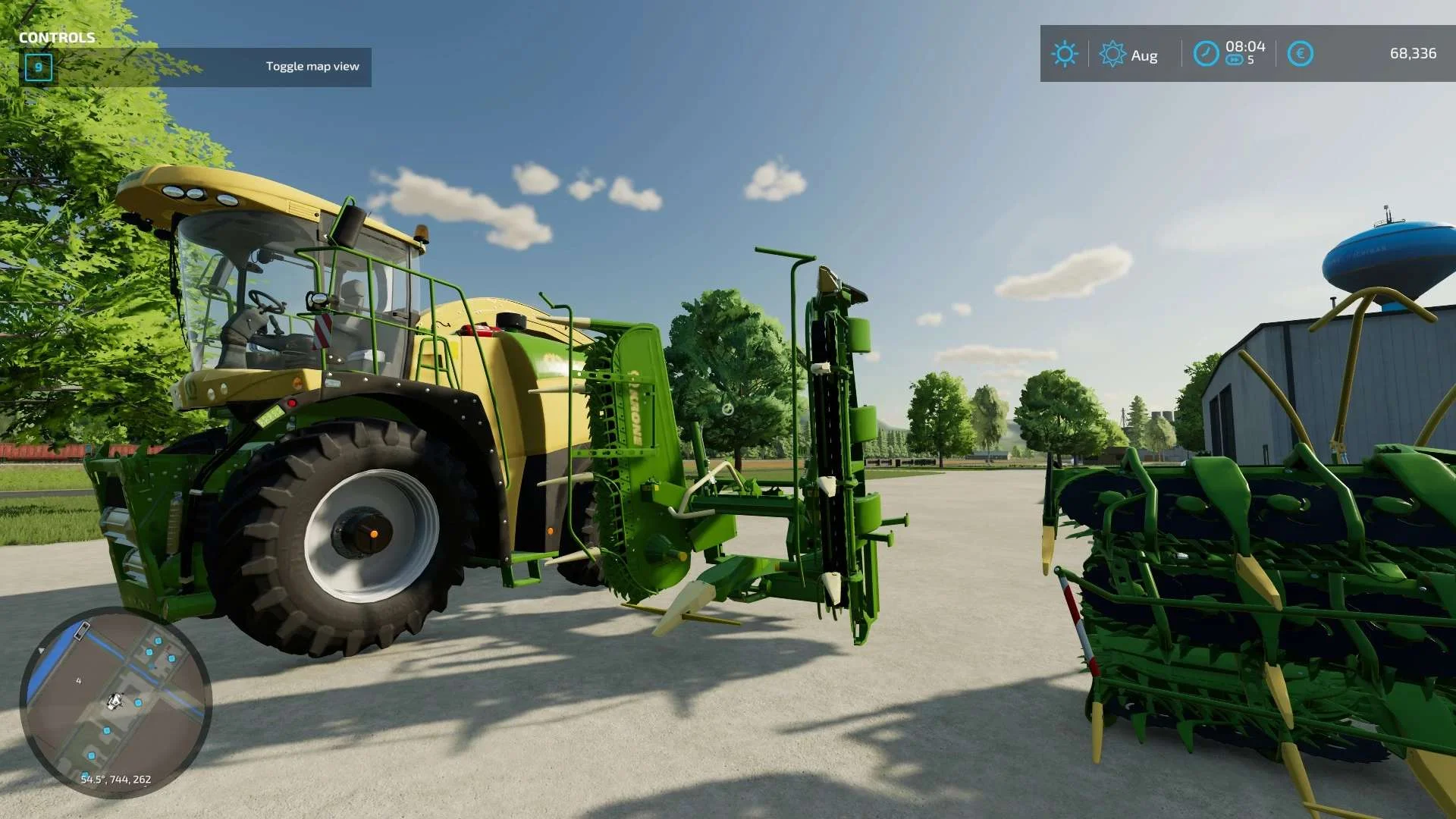 Krone BiG X 580 DE v1.2 FS22 FS22 Mod Free Download