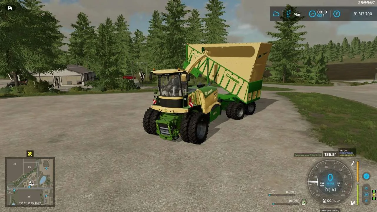 Krone BigX 1180 Gargo v1.0.1 FS22 FS22 Mod Free Download