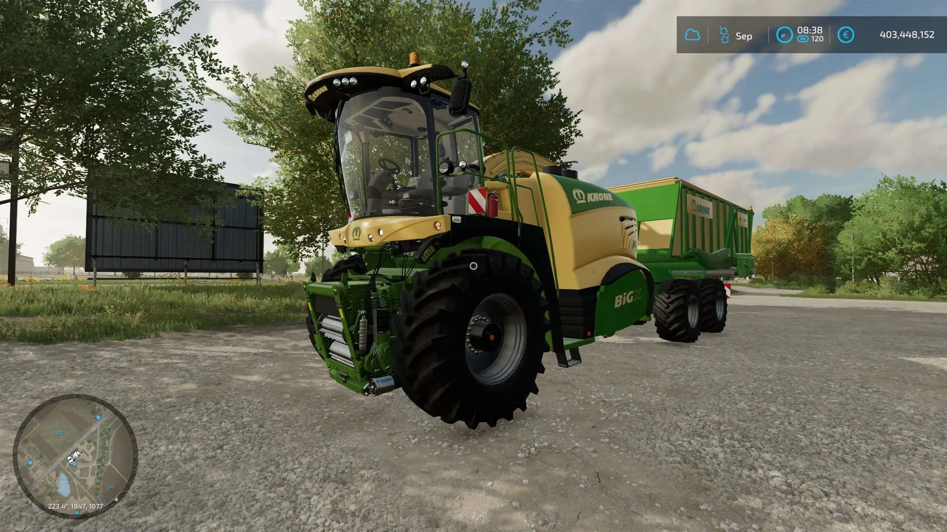 Krone BigX 1180 Gargo v1.0 FS22 FS22 Mod Free Download
