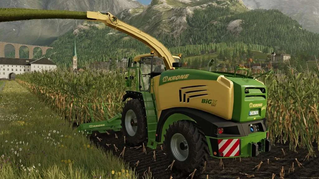 Krone BigX 580 v1.0 FS22 FS22 Mod Free Download