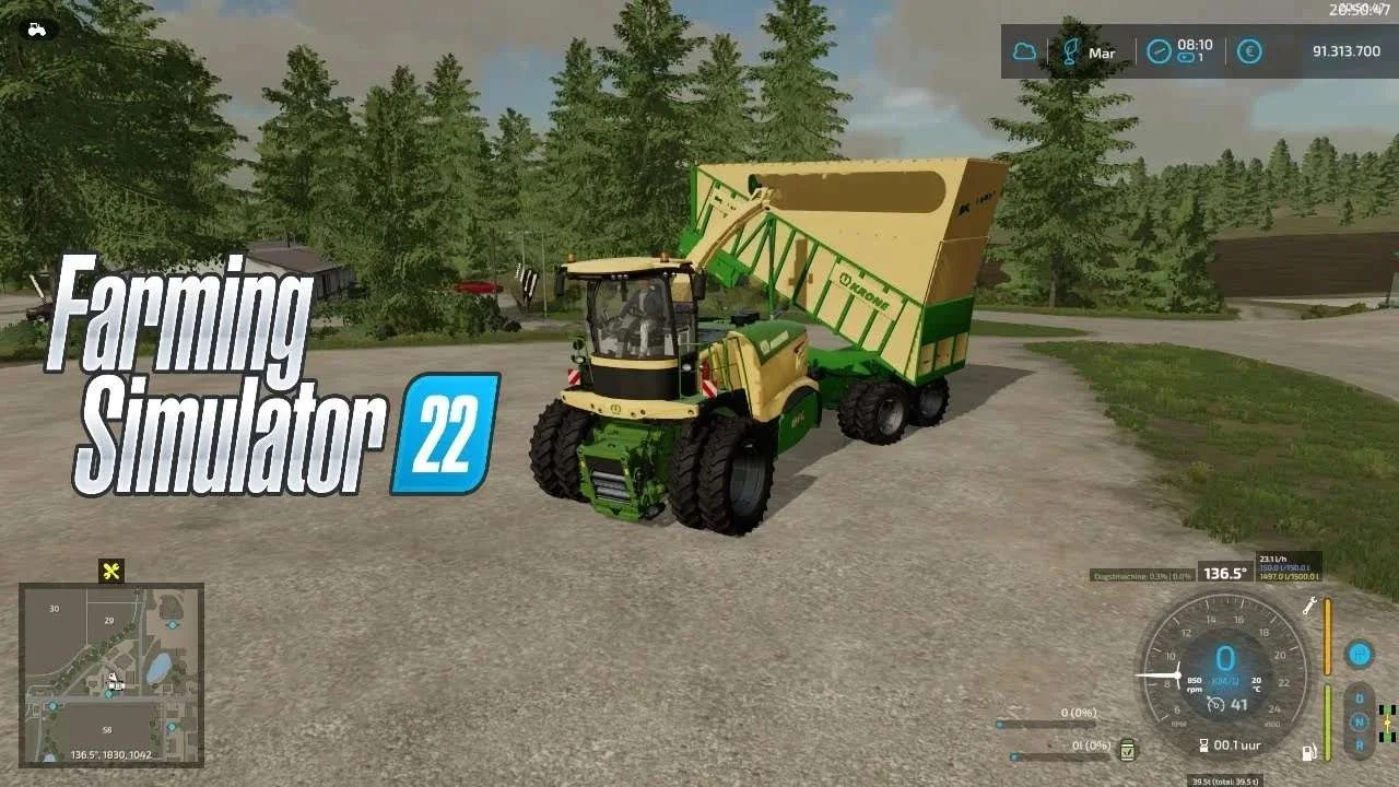 Krone BigX1100Cargo v1.0.6 FS22 FS22 Mod Free Download