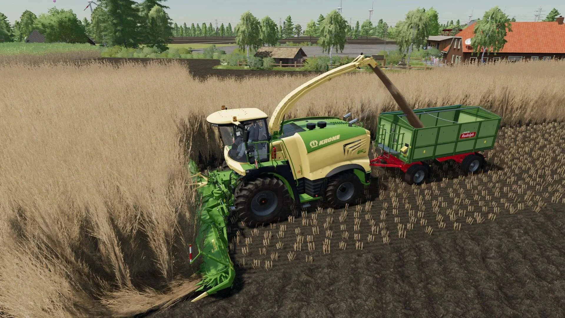 Krone X-Collect 900-3 Poplar And Sugarcane v1.0.0.2 FS22 FS22 Mod Free Download