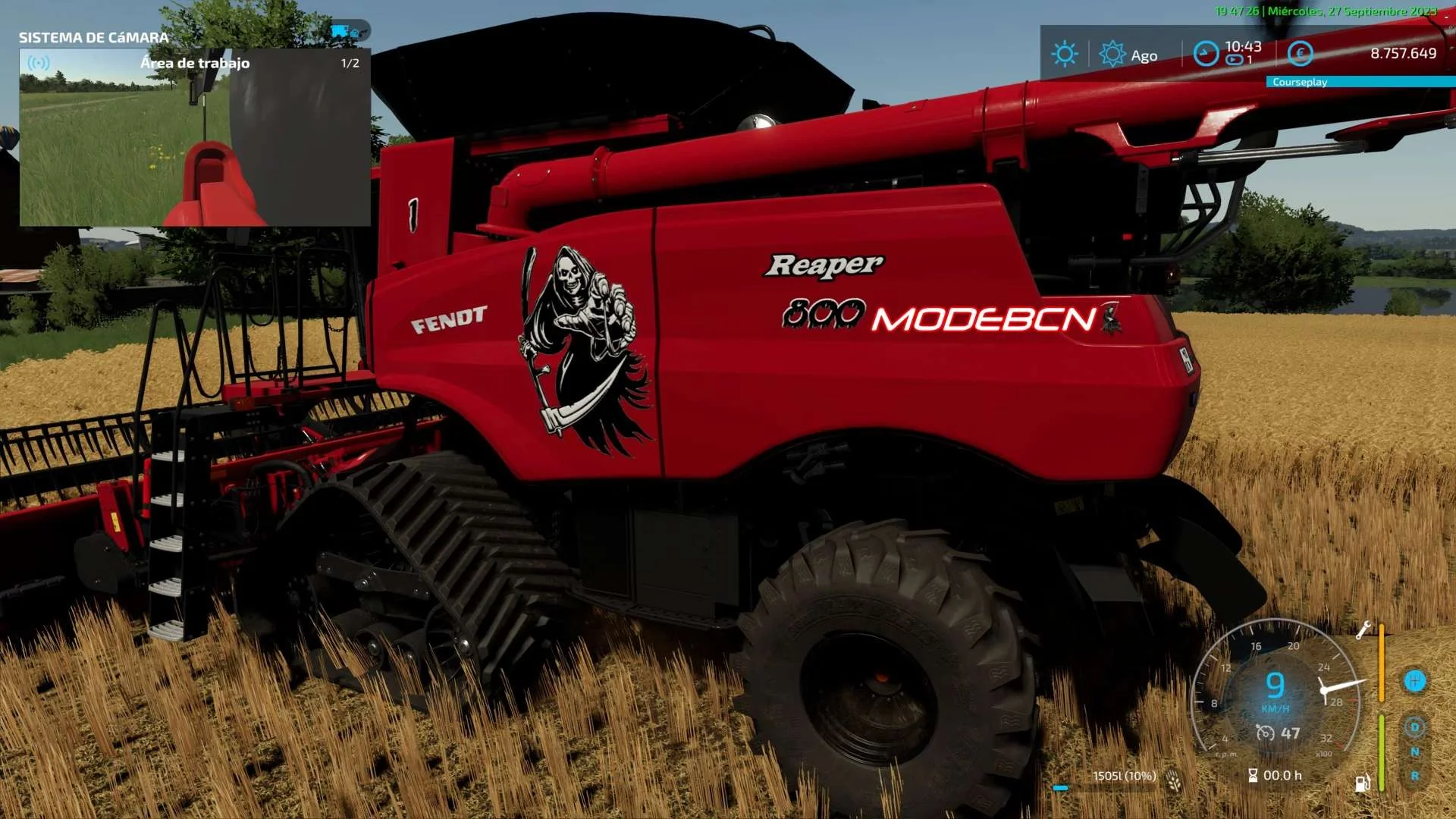 Lizard Reaper 2000 Added decal + Spanish Translation v1.0.0.1 FS22 FS22 Mod Free Download