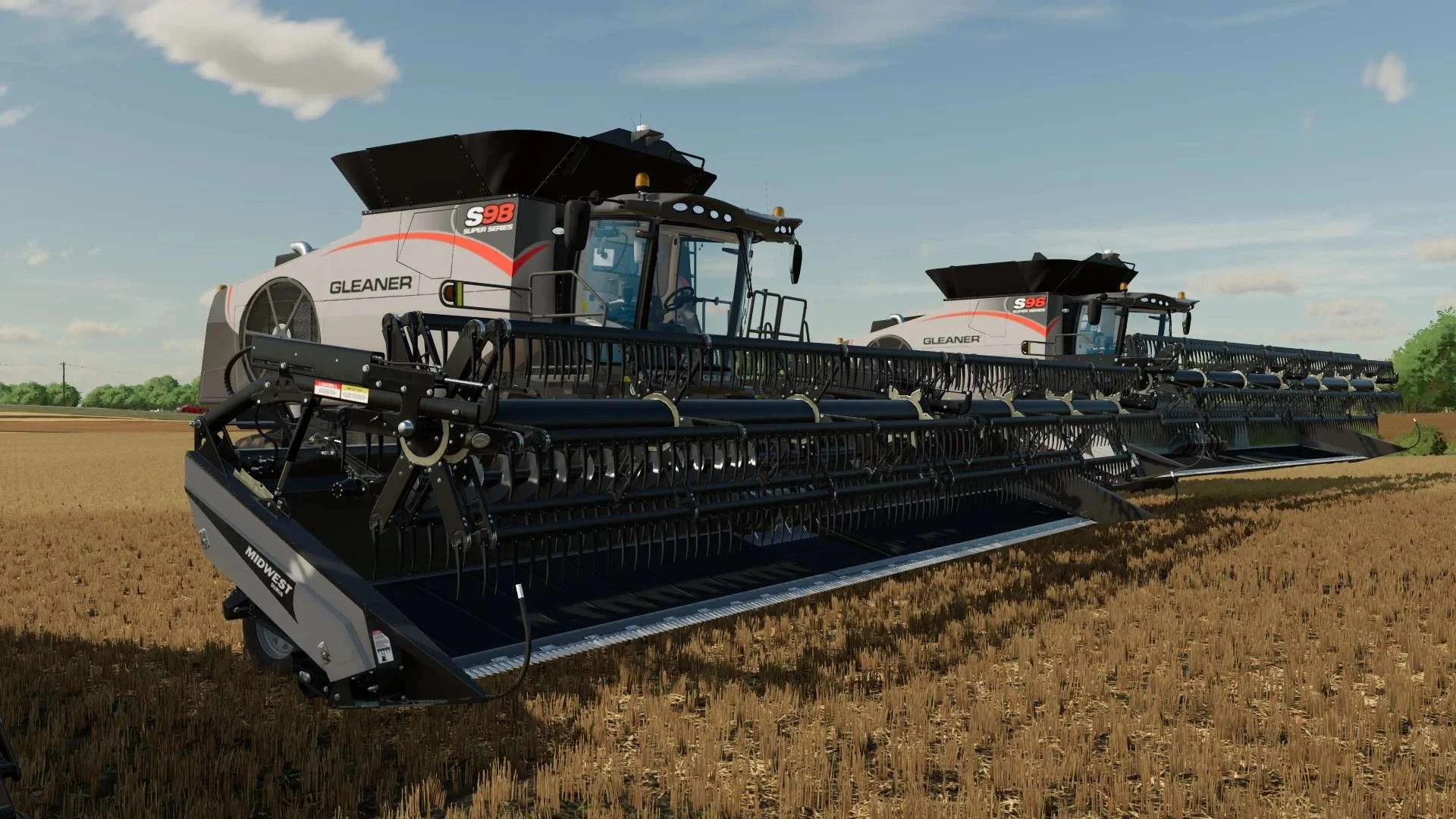 Midwest Duras/Legacy Premium Cutter Pack Gleaner edit v1.0 FS22 FS22 Mod Free Download