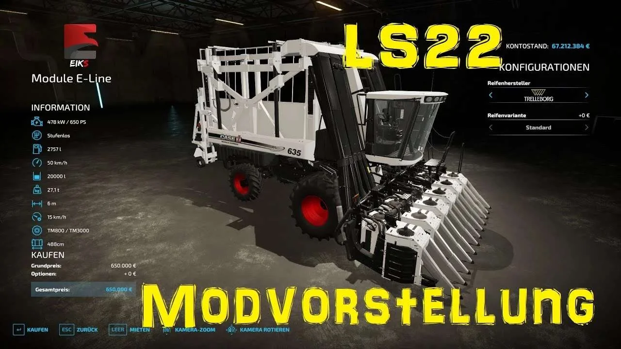 Module E-Line by Eiks v1.0 FS22 FS22 Mod Free Download