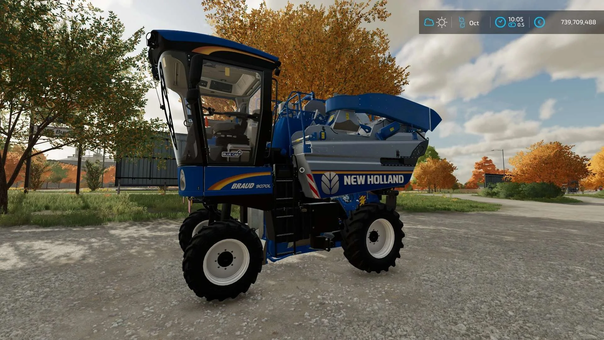 New Holland Braud 9070L Multigrape v1.0 FS22 FS22 Mod Free Download