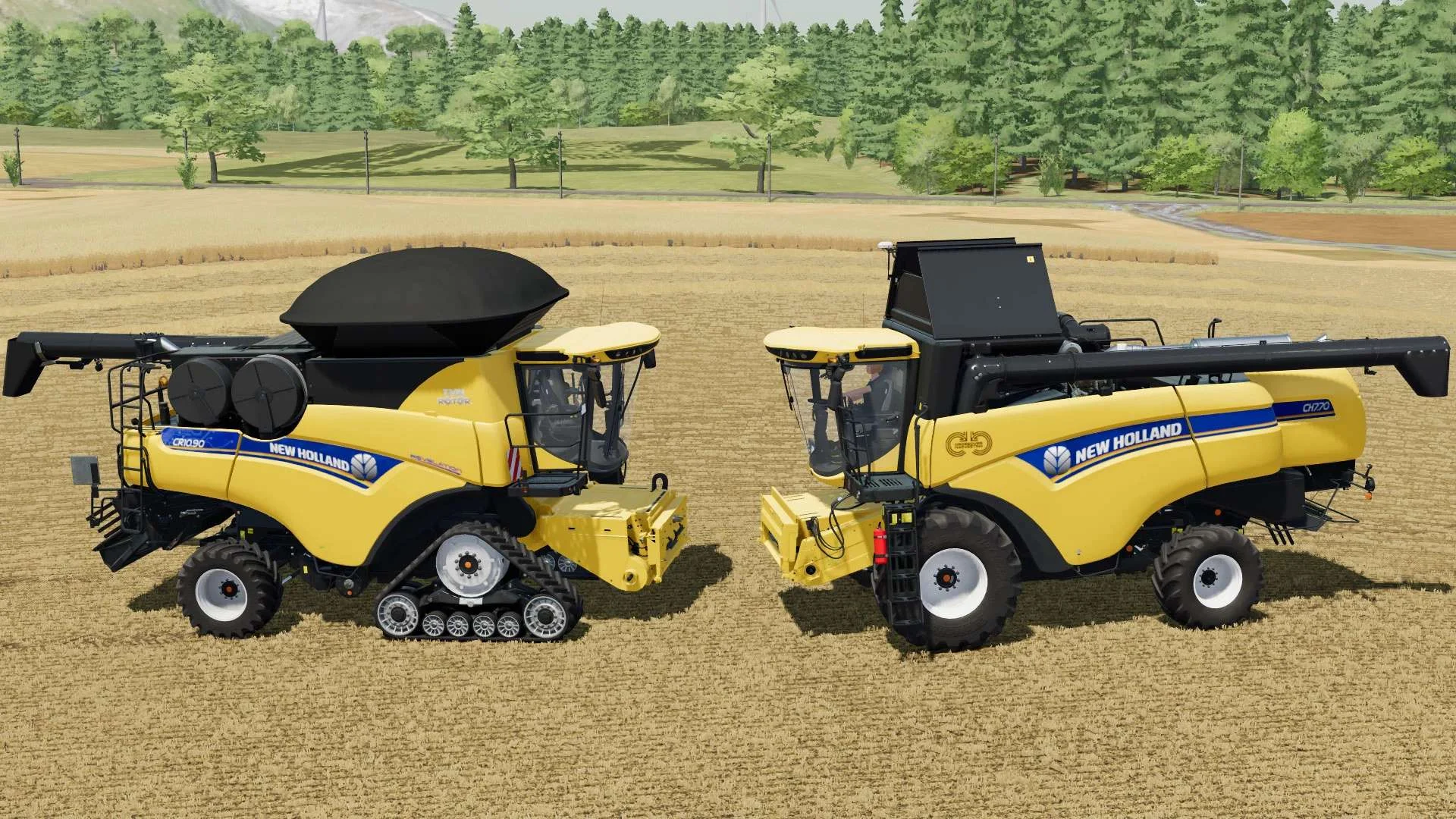 New Holland CH 7.70 & CR 10.90 Revelation v1.0 FS22 FS22 Mod Free Download