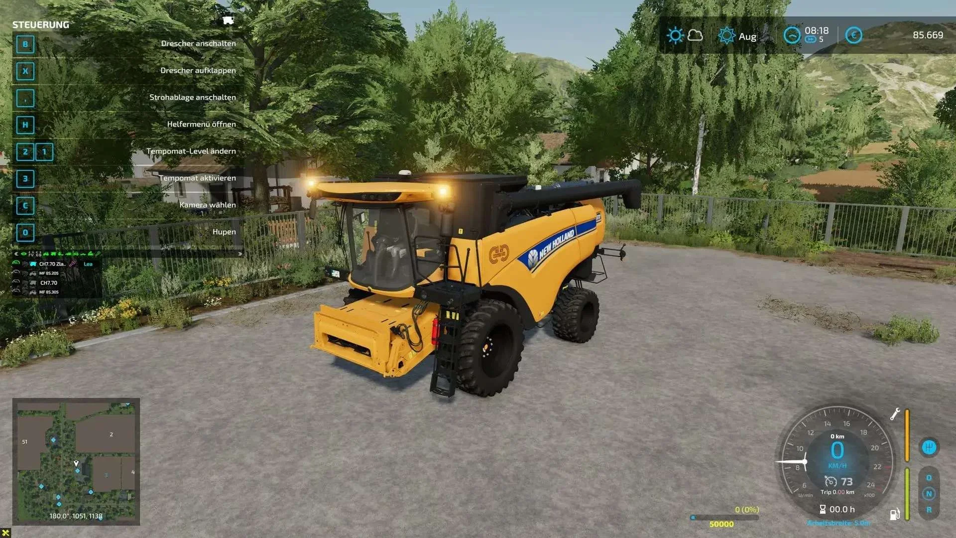 New Holland CH7 By Zladdi76 v1.0 FS22 FS22 Mod Free Download