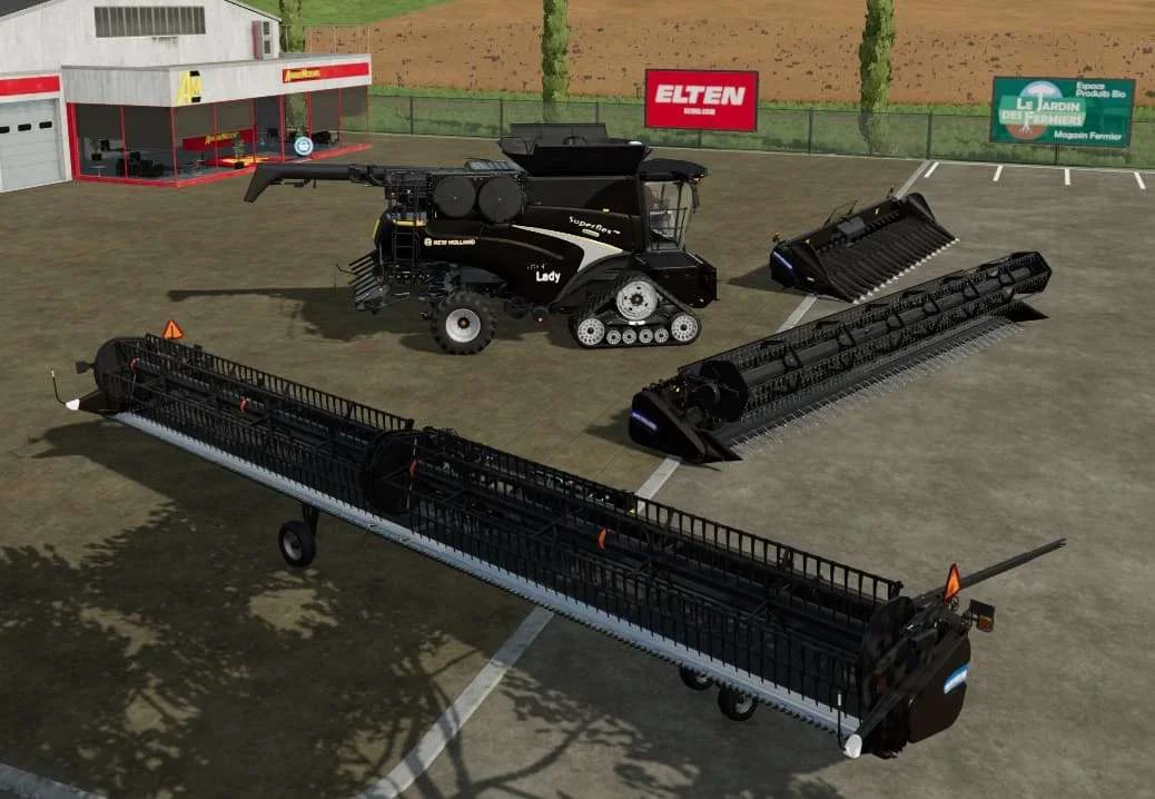 New Holland CR 10.90 Pack Black Lady v1.0 FS22 FS22 Mod Free Download