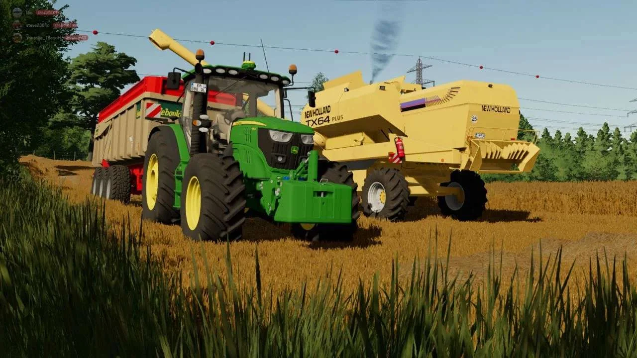 New Holland TX 62-68 Plus v1.0 FS22 FS22 Mod Free Download