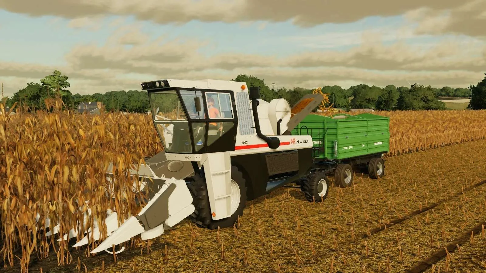New Idea 800C combine harvester v1.0 FS22 FS22 Mod Free Download