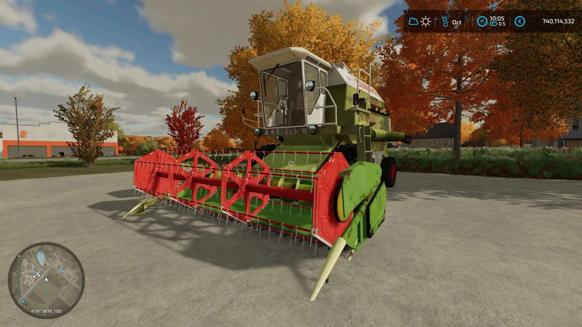 Old Claas Dominator v1.0 FS22 FS22 Mod Free Download
