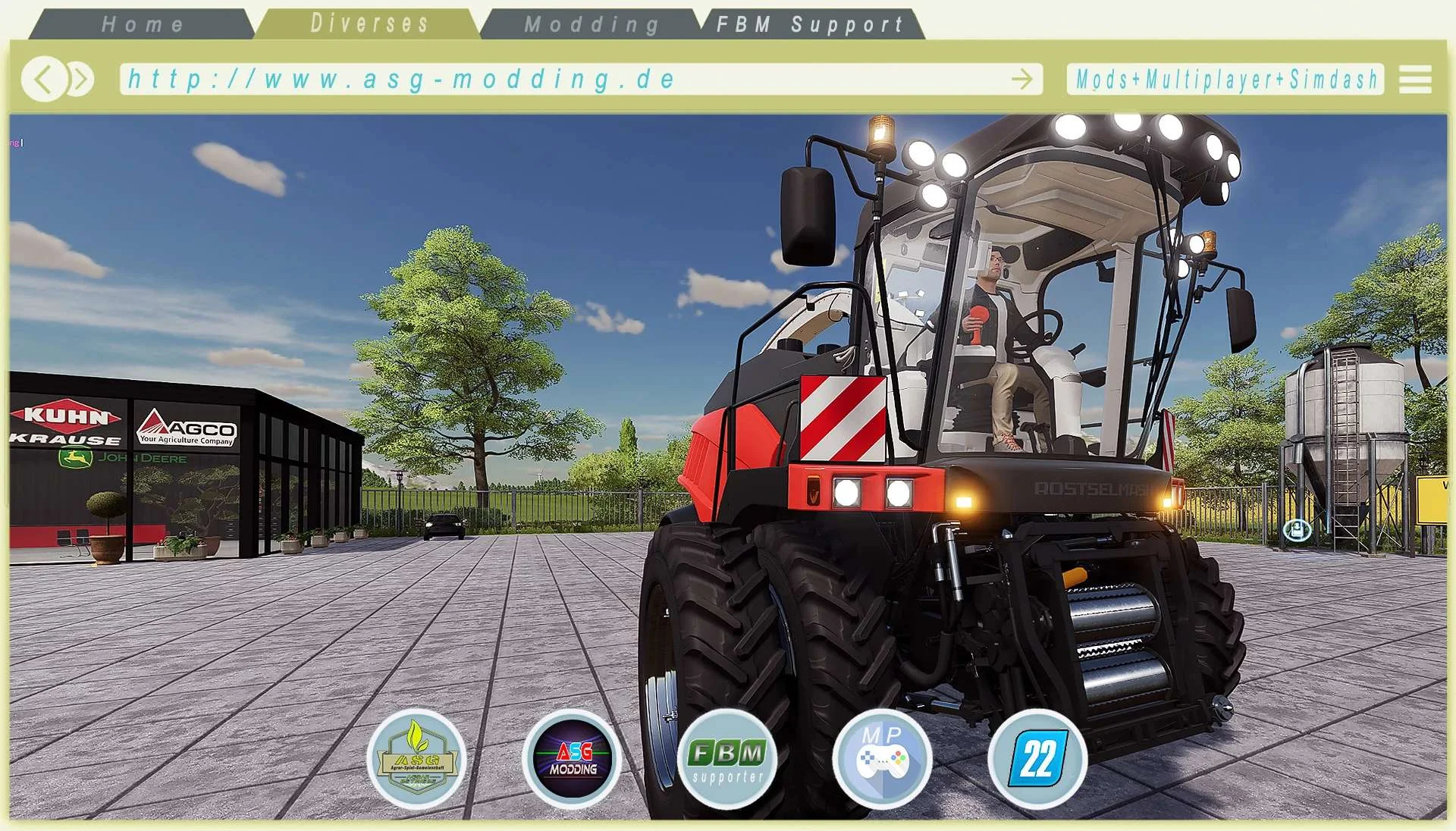 Rostselmash F 2650 v1.0 FS22 FS22 Mod Free Download