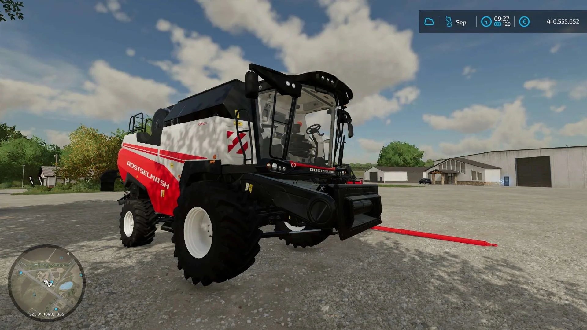 Rostselmash RSM 161 & DS900 v1.0 FS22 FS22 Mod Free Download
