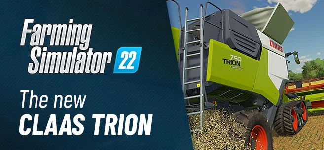 The CLAAS Trion 750 Terra Trac is coming to FS22! FS22 Mod Free Download