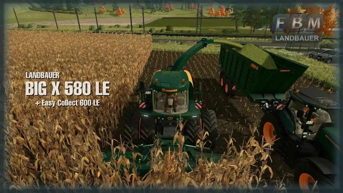 The Krone Big X 580 LE v1.0 FS22 FS22 Mod Free Download