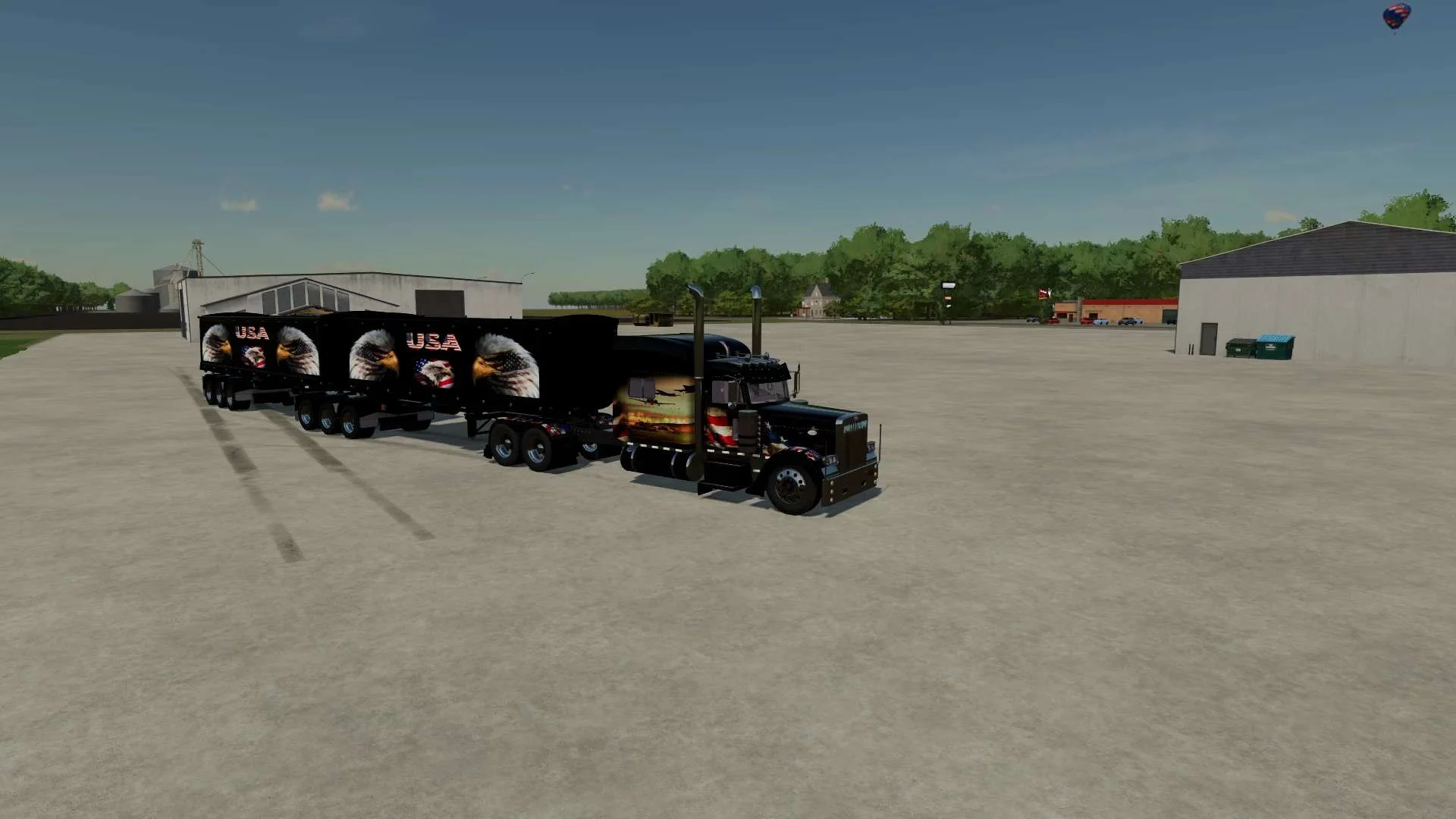 USA Trailers v1.0 FS22 FS22 Mod Free Download
