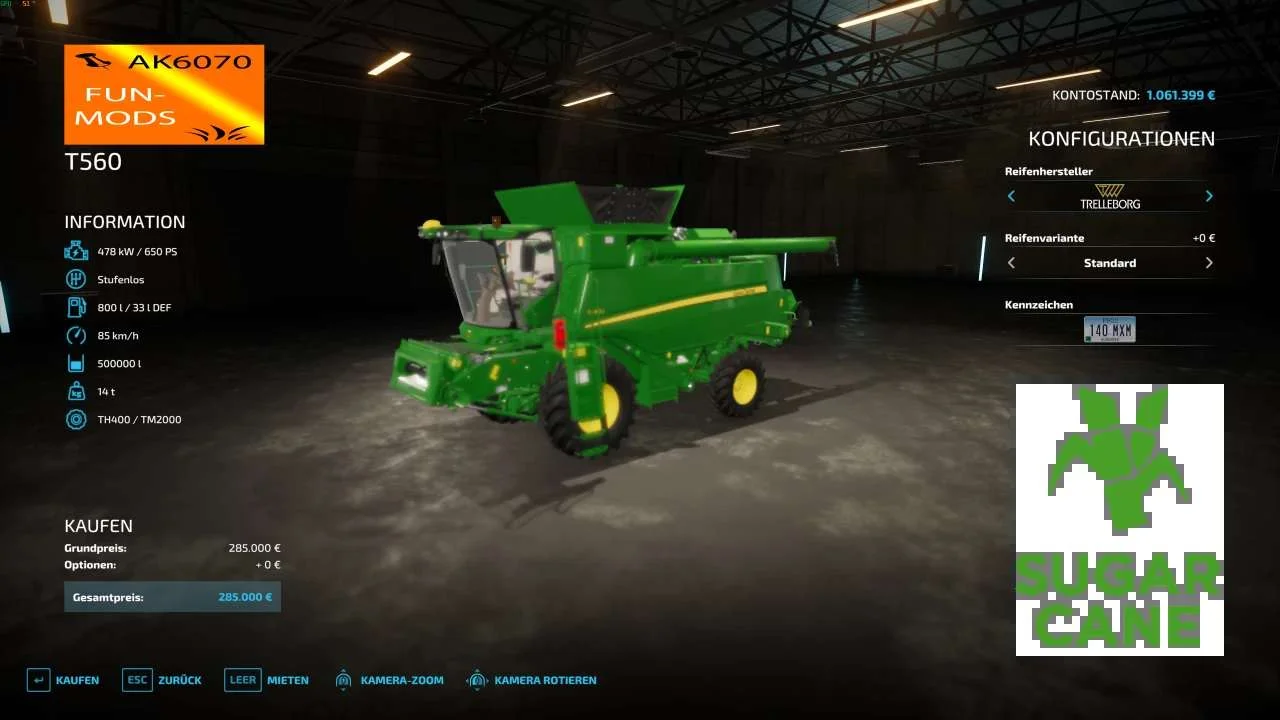 Zuckerrohr Pack v1.0 FS22 FS22 Mod Free Download