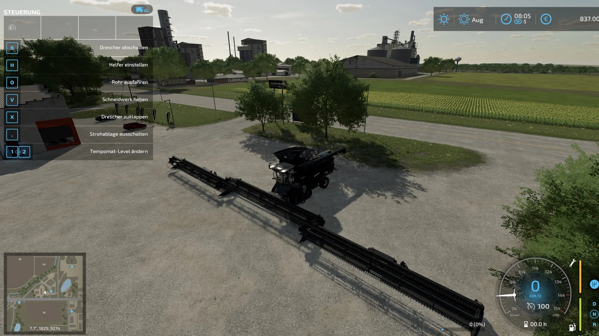 30m Fendt DynaFlex grain header V1.0 FS22 FS22 Mod Free Download