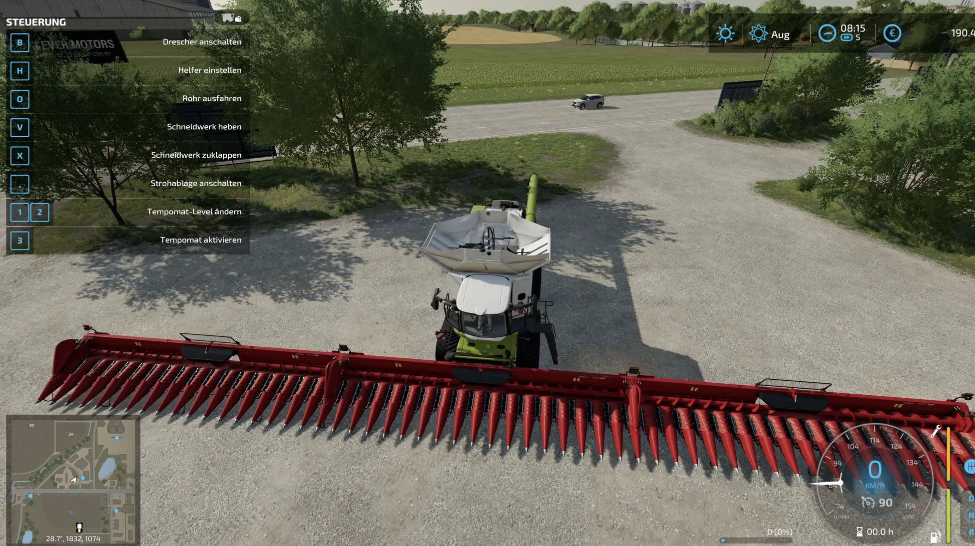 Case Maisschneider Header 4418 V1.0 FS22 FS22 Mod Free Download