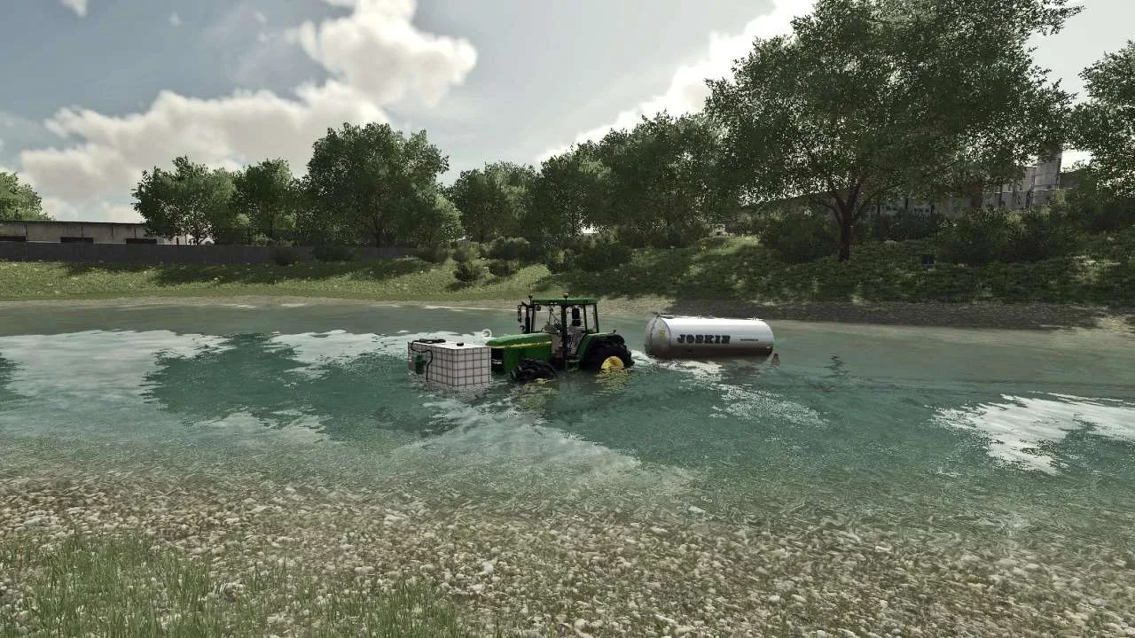 4000L water cubes with pump v1.0 FS22 FS22 Mod Free Download
