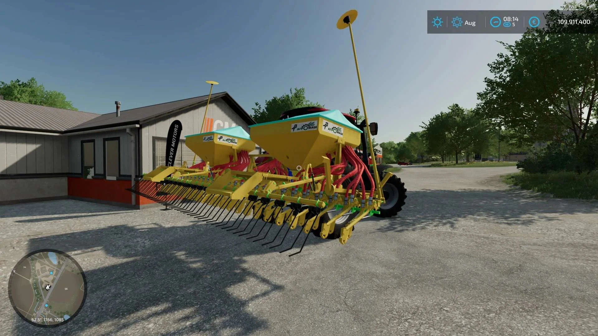 Agrisem Combiplow 4M Pflug v1.0 FS22 FS22 Mod Free Download