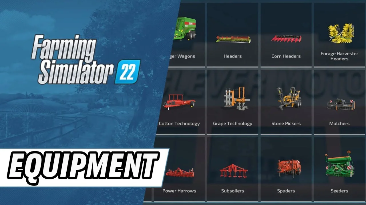 All Equipment & Tools List in Farming Simulator 22 FS22 Mod Free Download
