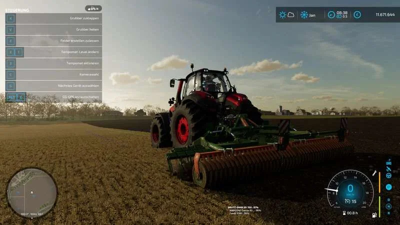Amazone Catros 6002 MultiColor v1.0 FS22 FS22 Mod Free Download