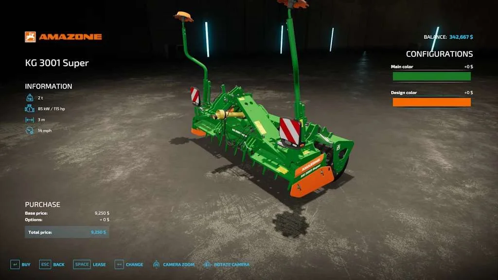 Amazone KG 3001 v1.1 FS22