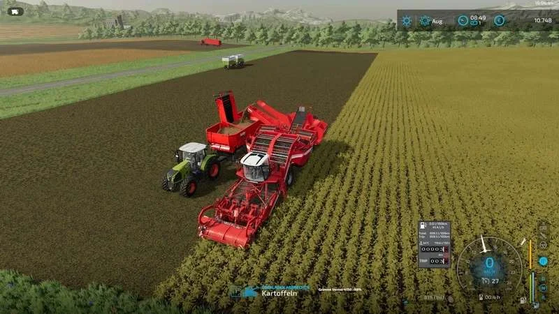 AmityTech Multifruit Transfer Wagon v1.2.1 FS22 FS22 Mod Free Download