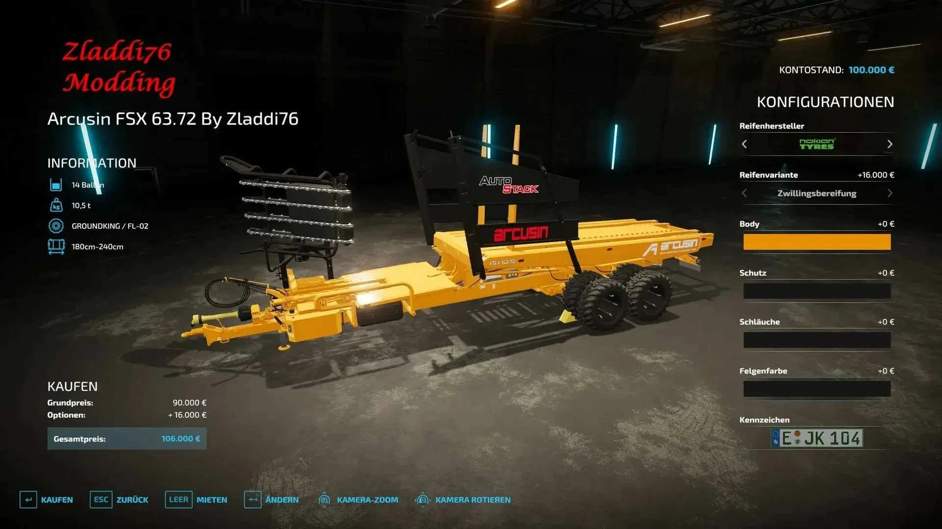 Arcusin FSX 63 v1.0 FS22