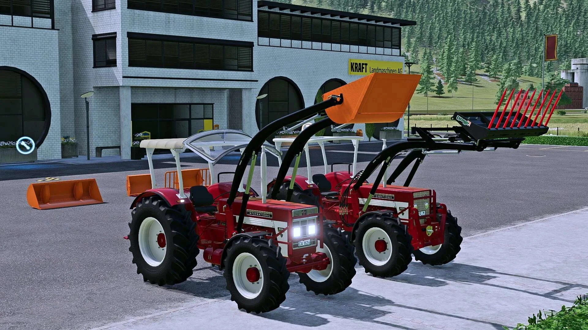 Baas and KuS Frontloader Package v1.1 FS22 FS22 Mod Free Download