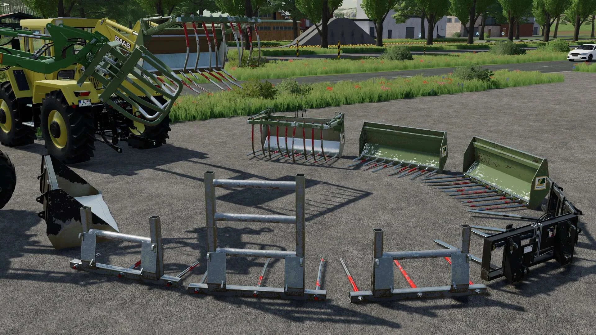 Baas Frontloader Tool Set v1.1 FS22