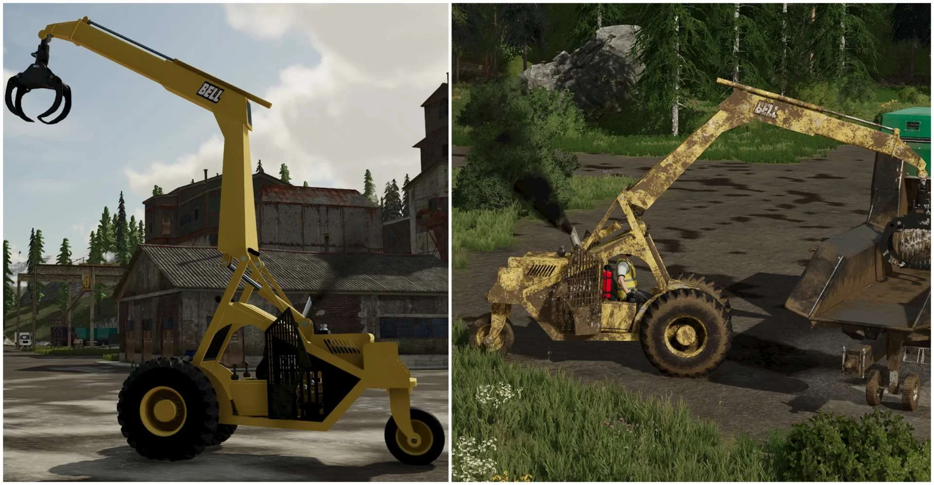 Bell Logger With Telescopic Arm and Grapple v1.0 FS22