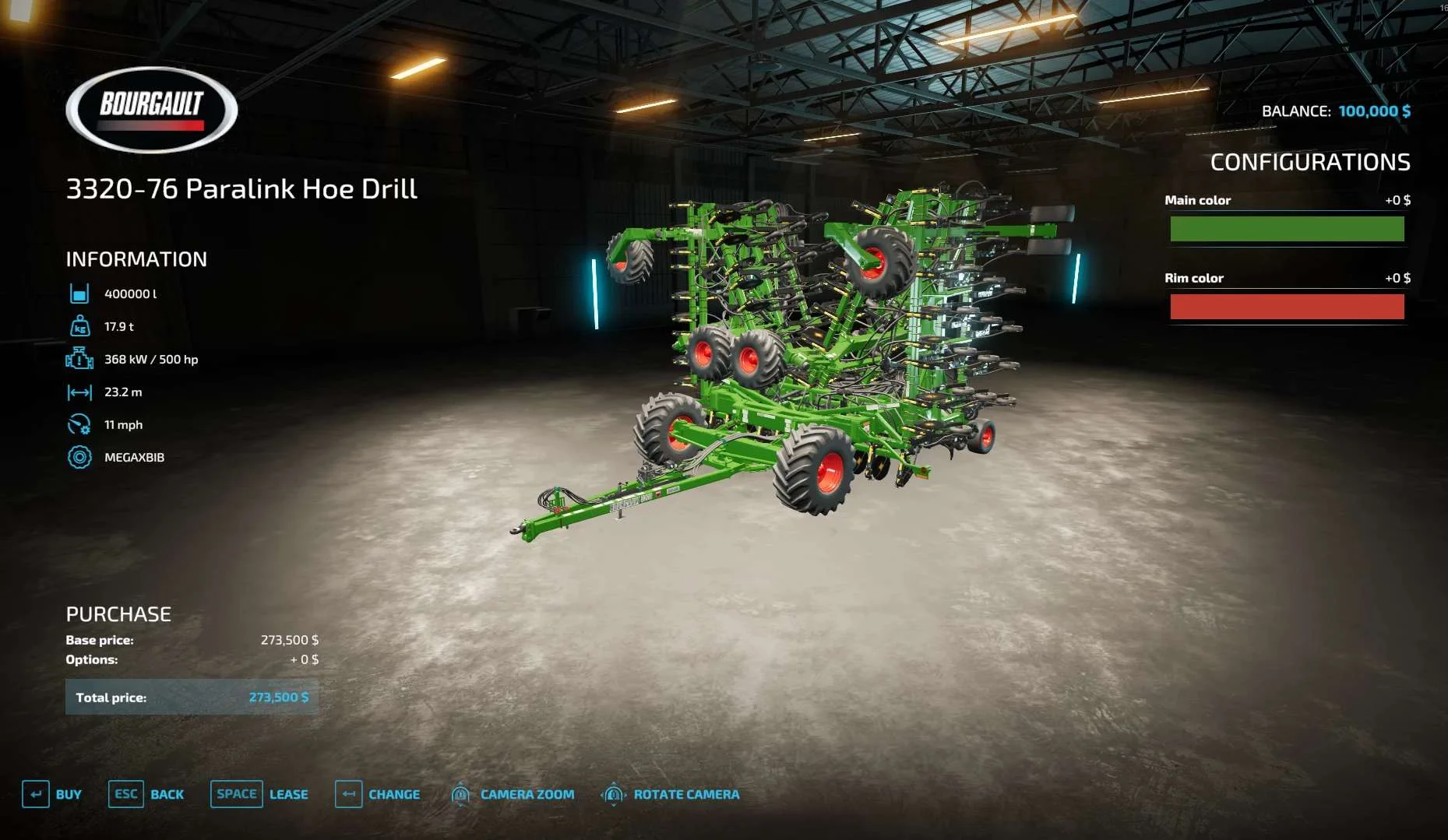 Bourgault Series 3320 v1.0 FS22