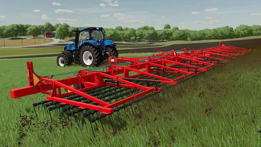 Bourgault XR770 Harrow v1.0 FS22 FS22 Mod Free Download